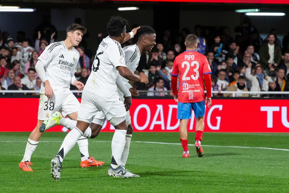 0-5. El Real Madrid se regala una goleada en Cartagena antes de la Supercopa