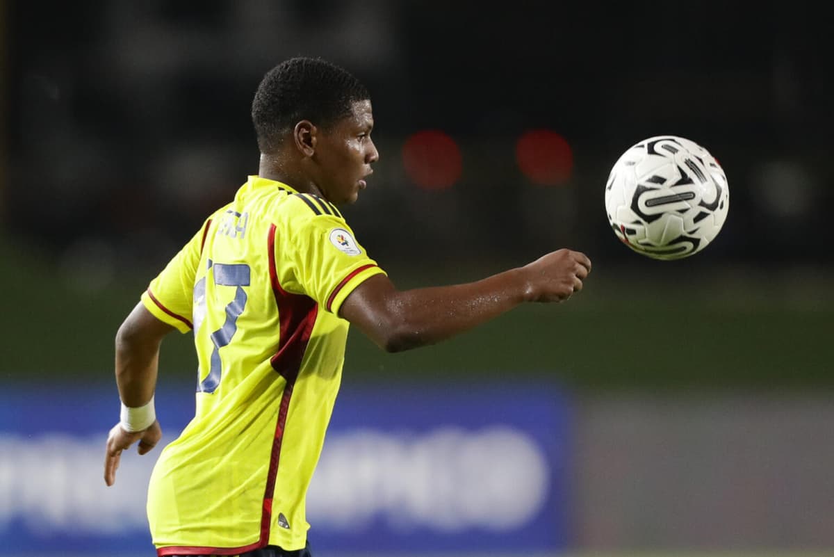 Estrellas europeas lideran a Colombia en el Sudamericano Sub-20