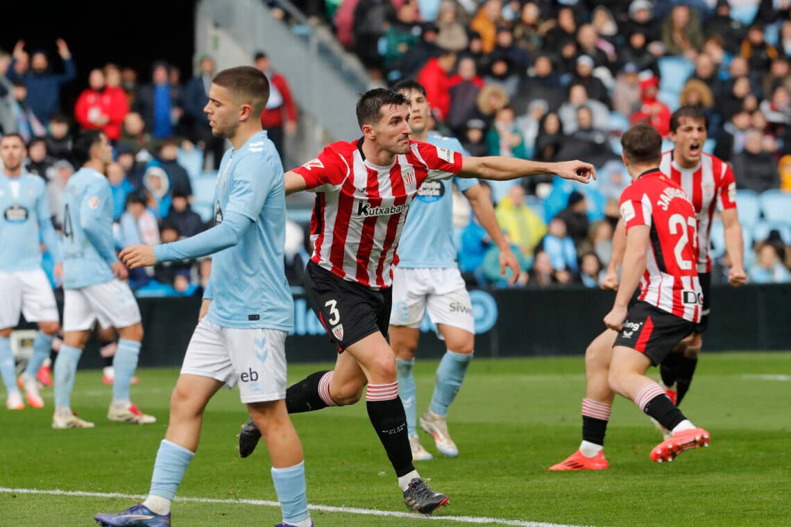 1-2. El Athletic asalta al argentino Cervi en Balaídos