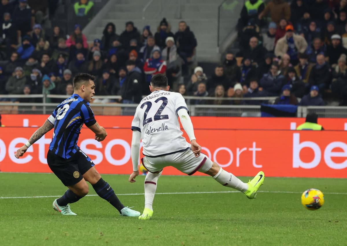 Dos goles argentinos en el empate entre Inter y Bolonia