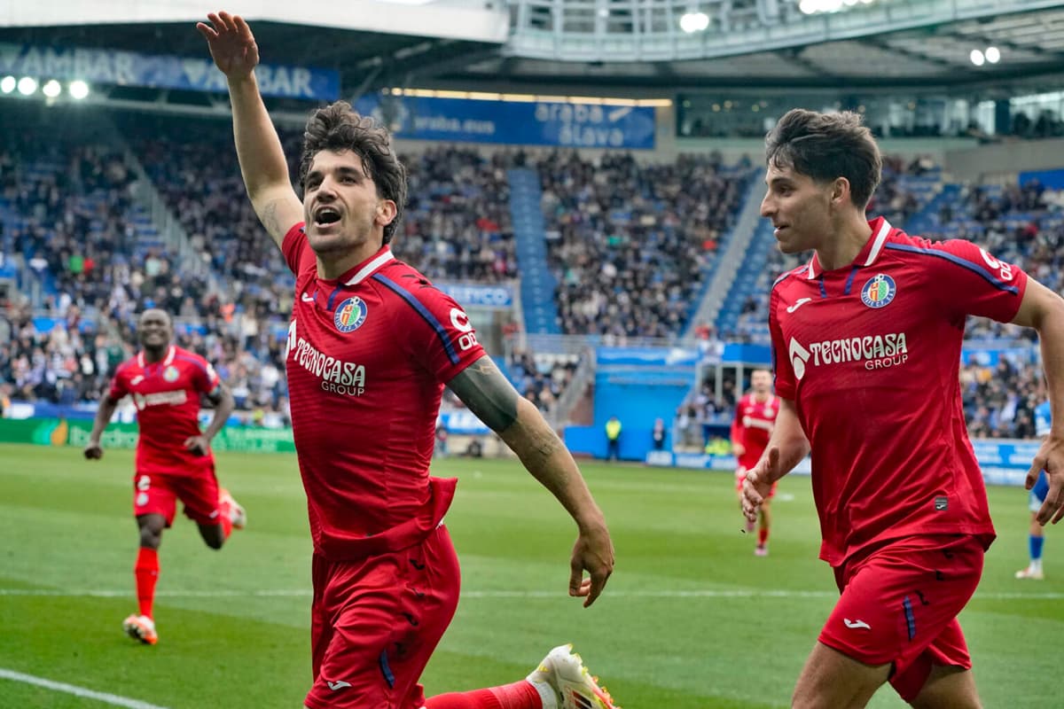 0-1. Con gol uruguayo, el Getafe saca oro ante Alavés