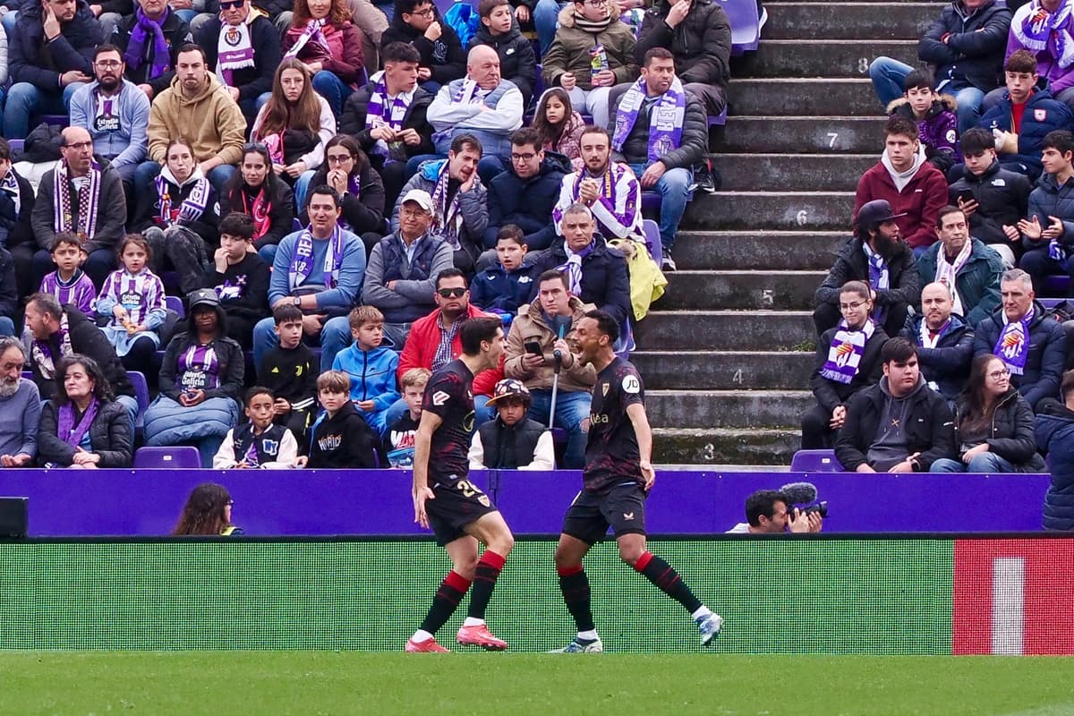 El Sevilla ridiculiza al Real Valladolid y al venezolano Darwin Machís