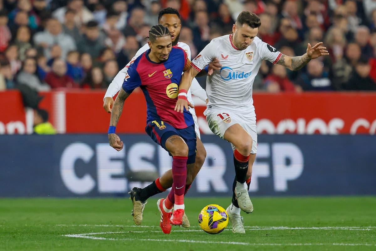 El brasileño Raphinha, el mejor delantero del Barcelona