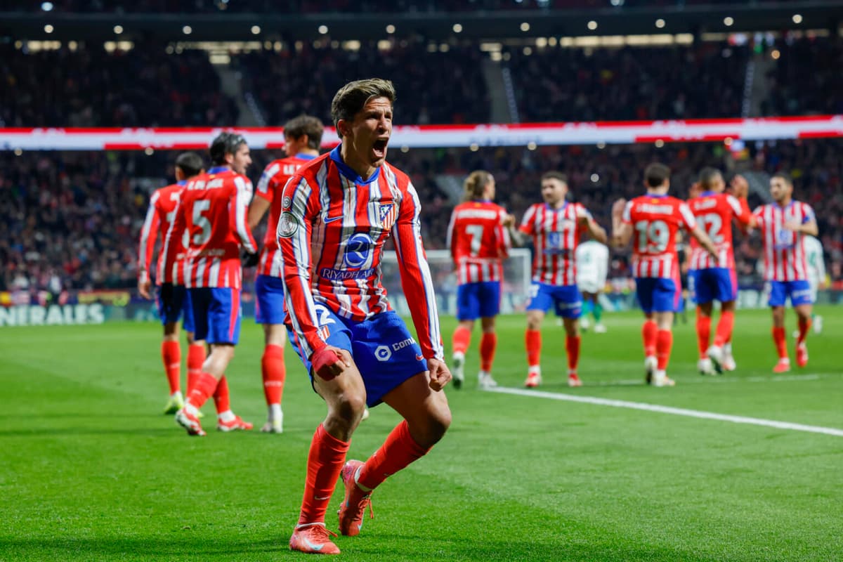 El argentino Giuliano Simeone figura en el Atlético que busca la Copa