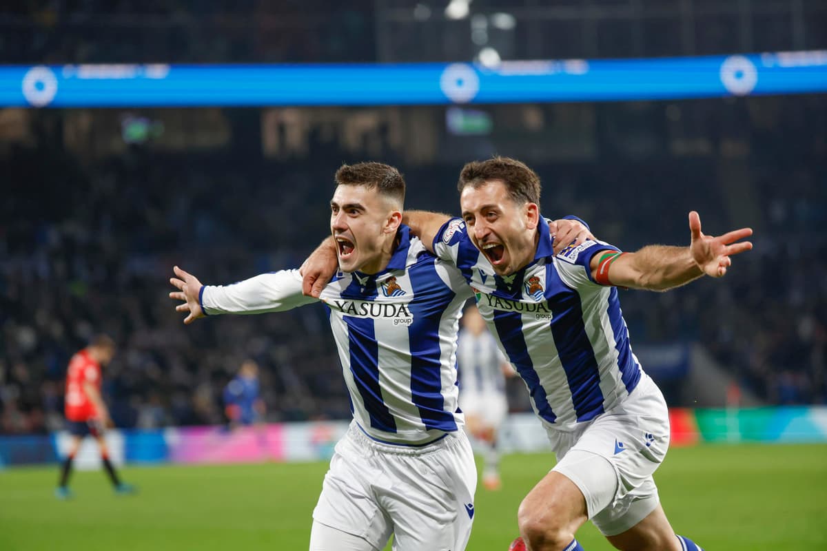 La Real Sociedad con el venezolano Aramburu vuelve a semifinales de Copa