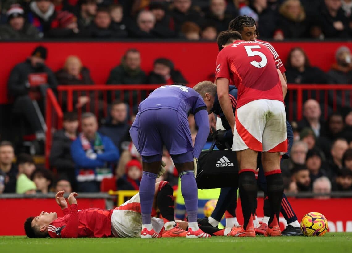 El Manchester United confirma la rotura de ligamento del argentino Lisandro Martínez