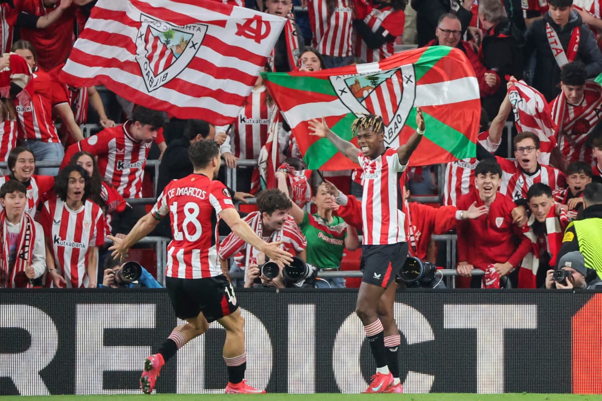 3-1. El Athletic mantiene su sueño europeo y elimina a la Roma del argentino Paredes