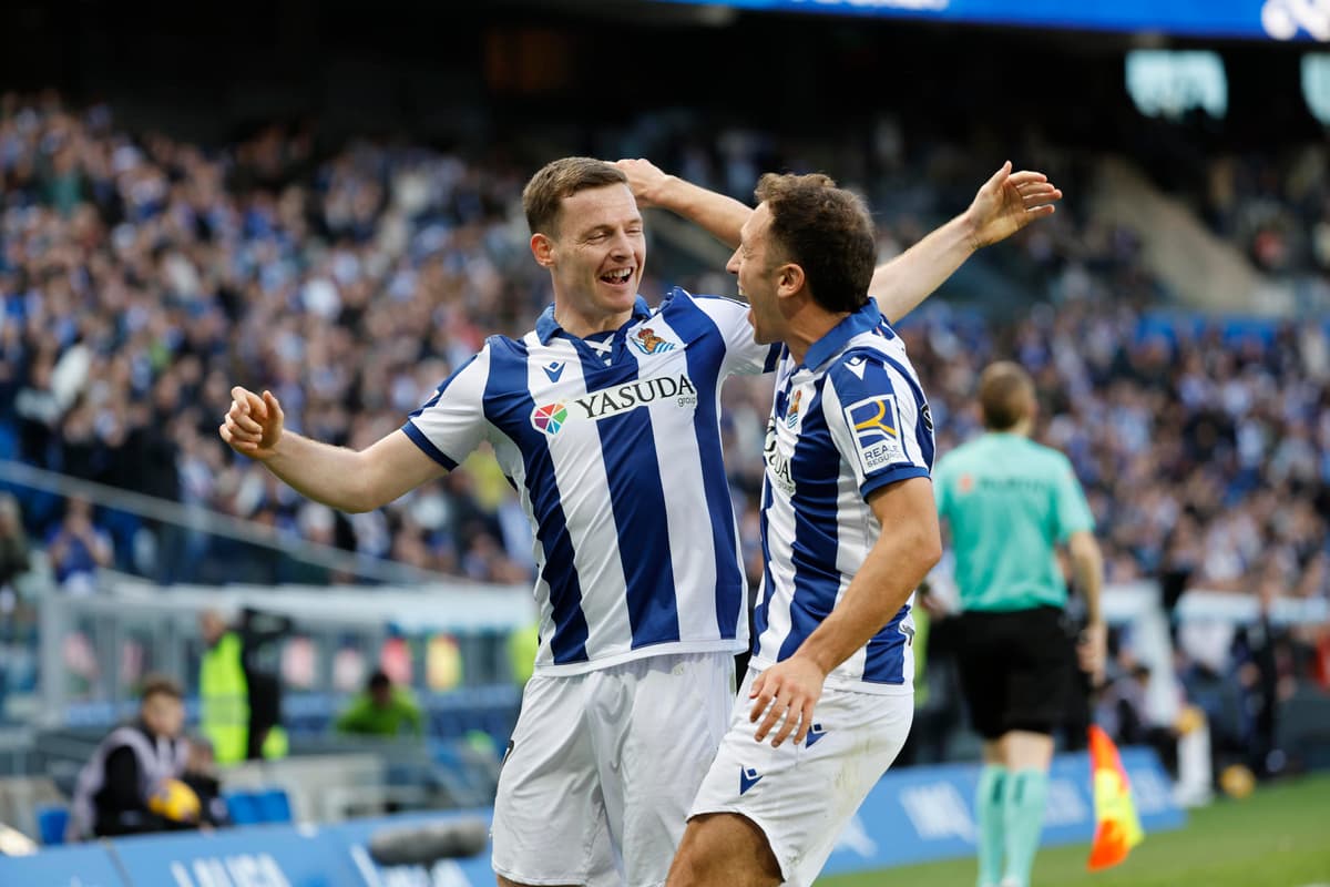 La Real Sociedad suma tres puntos, en duelo de venezolanos