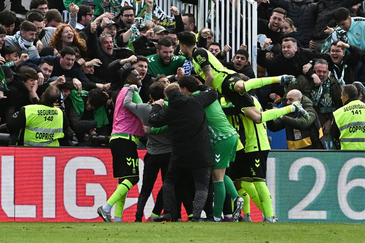 Gol colombiano concluye la remontada heroica del Betis