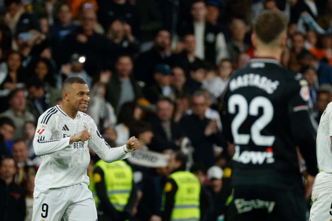 El brasileño Rodrygo coopera para que LaLiga sea cosa de dos