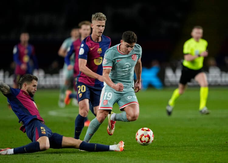 Brasileño del Barcelona y argentinos del Atlético, por la Liga