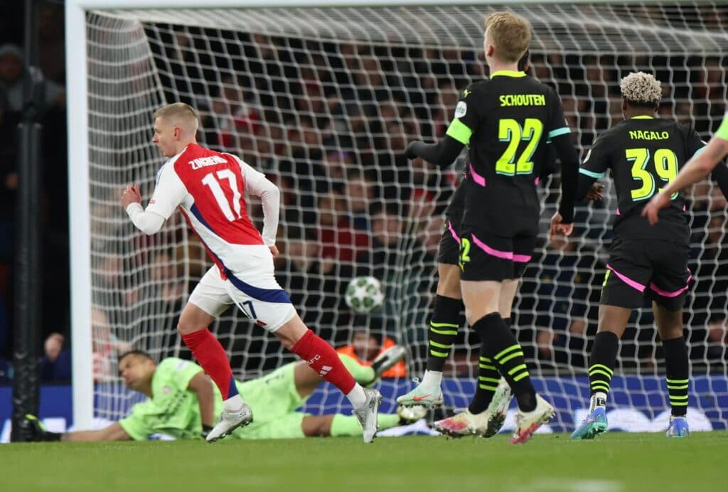 2-2. El Arsenal con dupla brasileña no tiene problemas