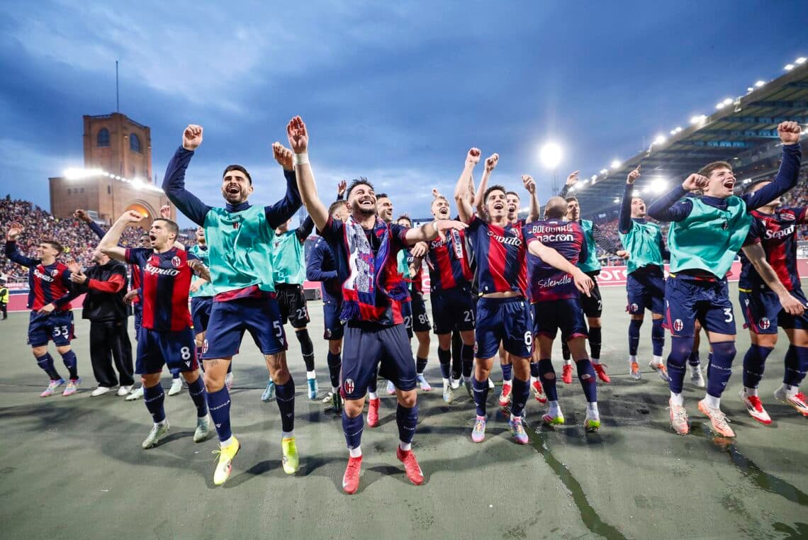 El Bolonia del argentino Castro y colombiano Lucumí vuelve a una final de Copa tras 51 años