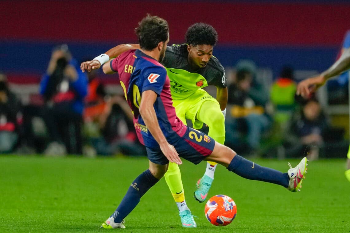 Con el colombiano Mojica en cancha, Mallorca cae ante el Barcelona