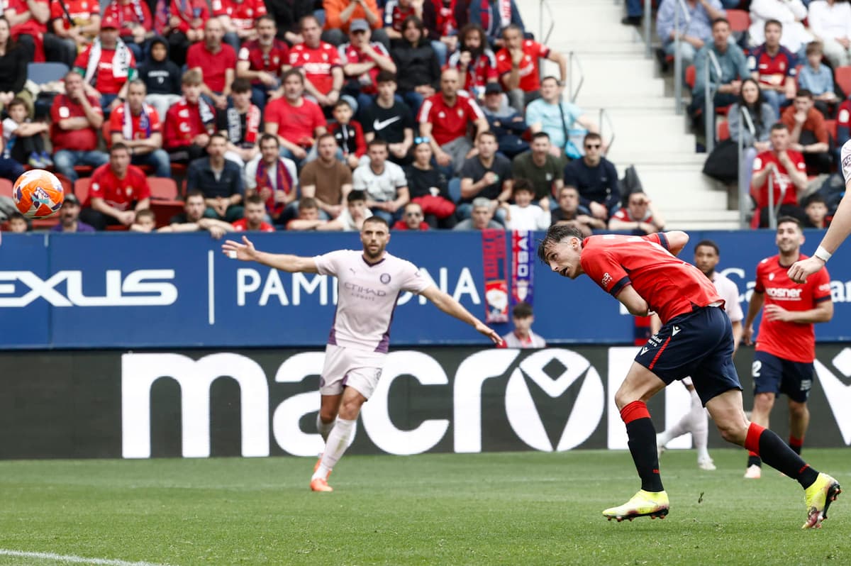 Gol del colombiano Asprilla, no evita la victoria de Osasuna