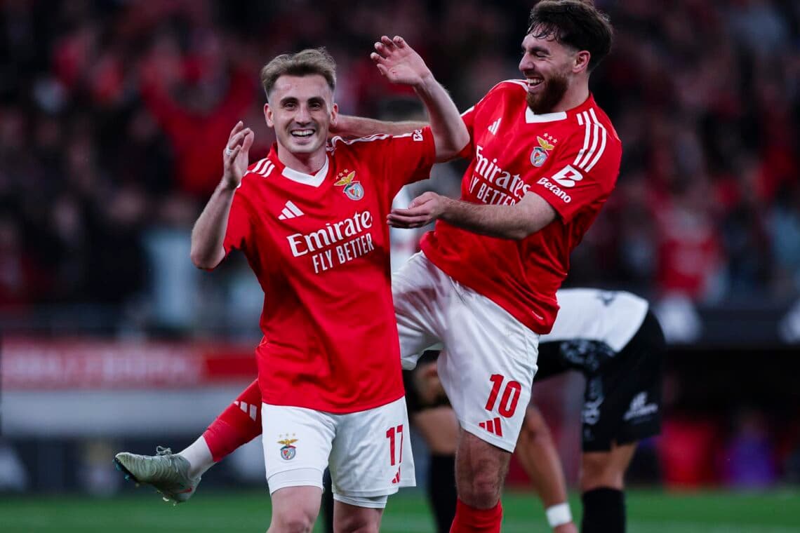El Benfica golea con sello sudamericano y ya vislumbra la final