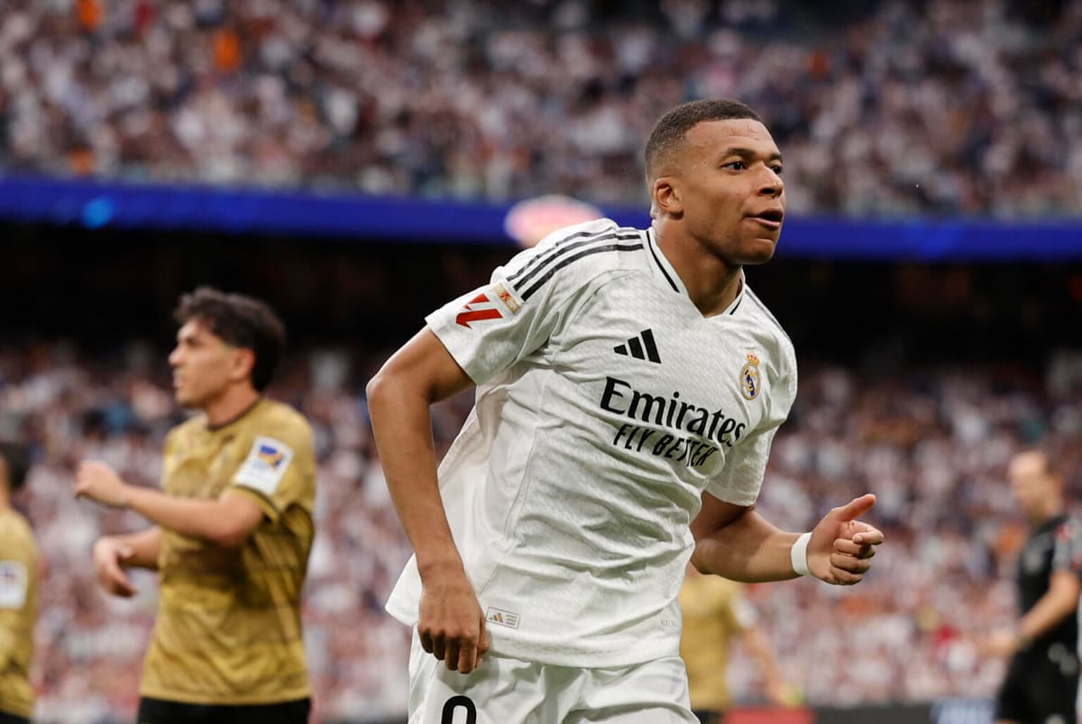 El francés Mbappe, máximo goleador de LaLiga