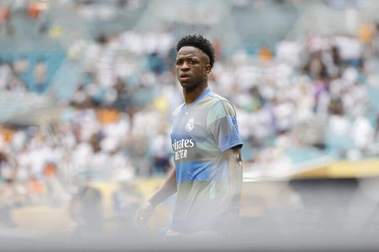 El brasileño Vinícius, ante un rival con el que hizo historia