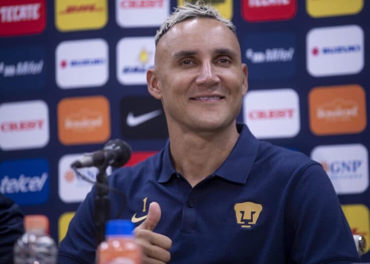 Los Pumas registran al tico Keylor Navas, que puede debutar este viernes ante el Querétaro