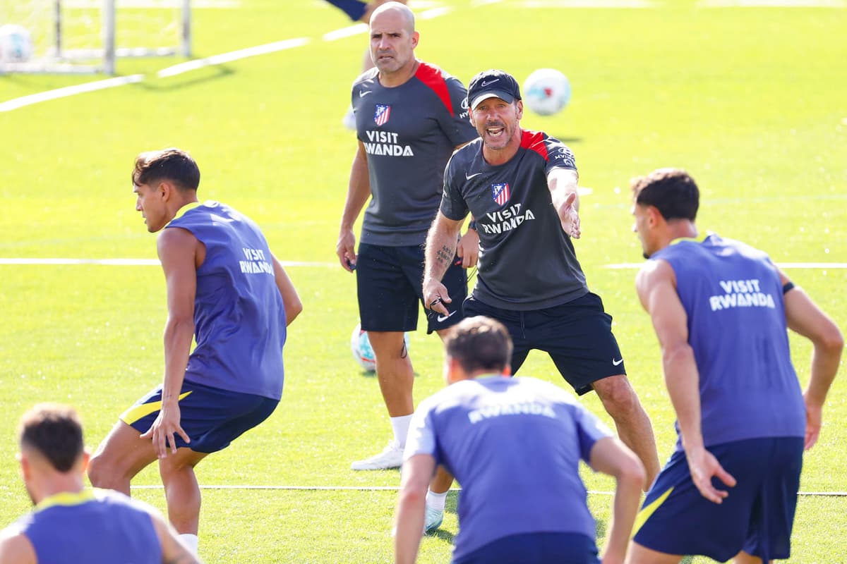El argentino Simeone ya piensa en un once con alternativas