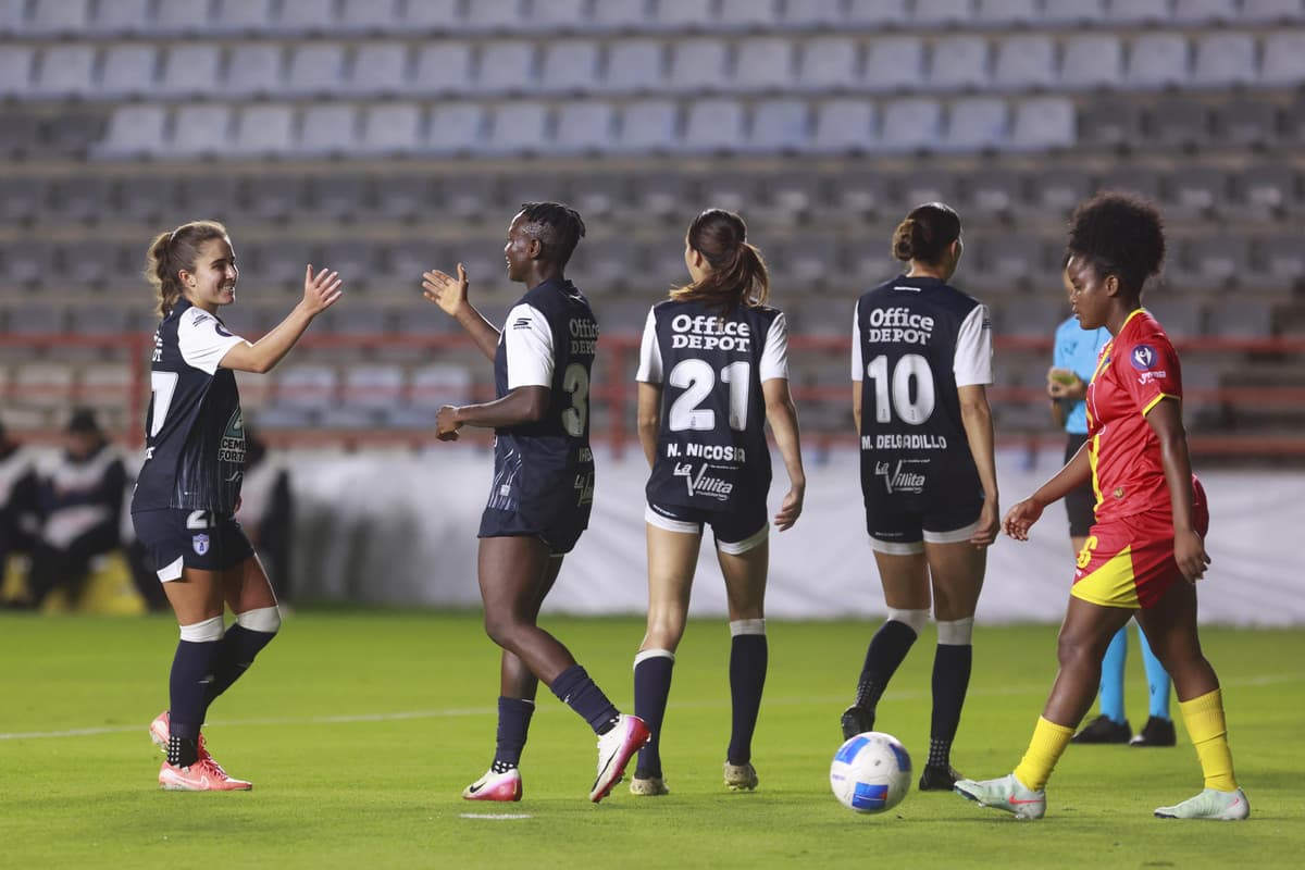 El Pachuca golea al Chorrillo panameño en la Copa de campeones Concacaf W