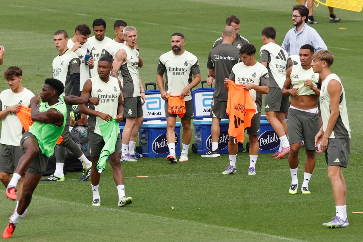 El Real Madrid cierra la preparación de su estreno con el argentino Mastantuono listo para debutar