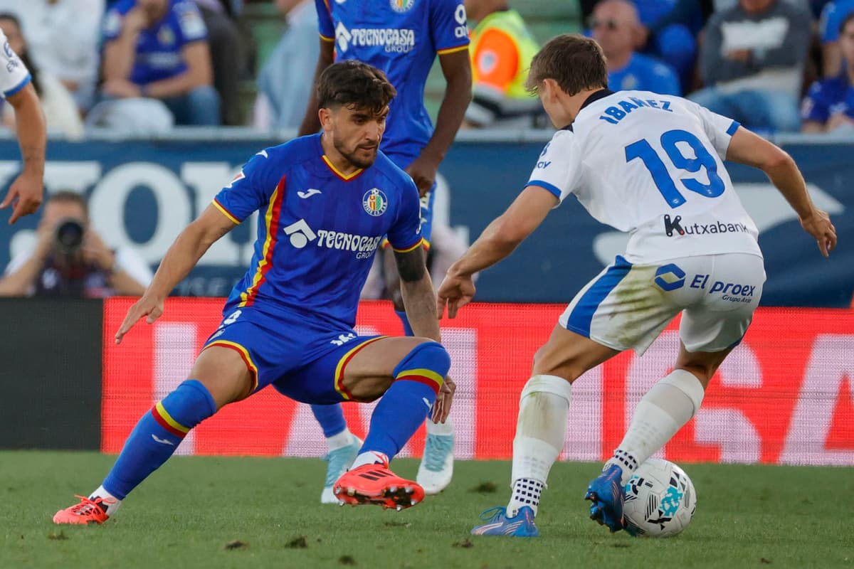 El Alavés del argentino Coudet iguala ante Getafe del uruguayo Arambarri que anota