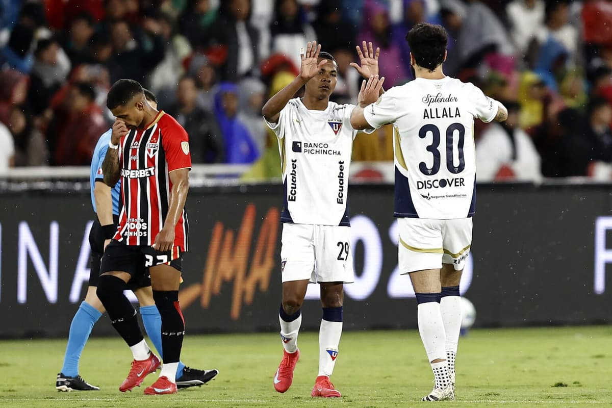 El São Paulo del argentino Hernán Crespo obligado a remontar ante la Liga de Quito