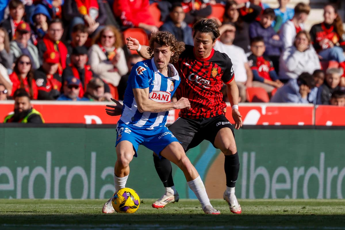 El mejor Espanyol, con el uruguayo Cabrera, no quiere dar vida a un Mallorca gris