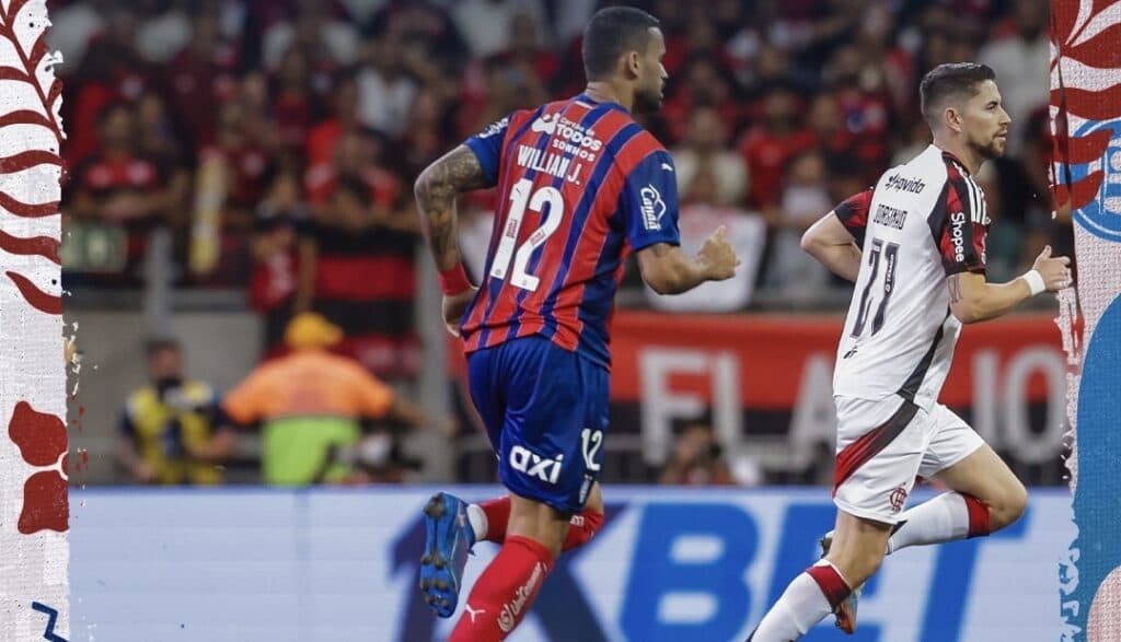 Con Rossi, De Arrascaeta, Carrascal y Plata, Flamengo pierde y cede el liderato