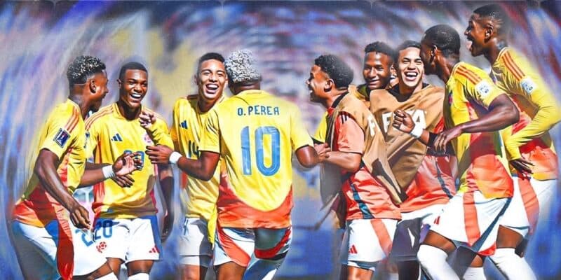 Colombia derrota a España y es primer semifinalista del Mundial Sub 20 tras dos décadas