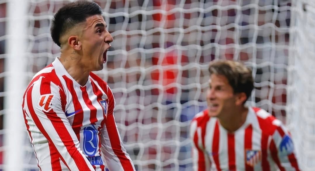 El retorno de Thiago Almada significó tres puntos para el Atlético de Madrid