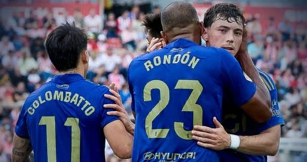 Cuatro goles sudamericanos en el empate espectacular de Girona y Real Oviedo