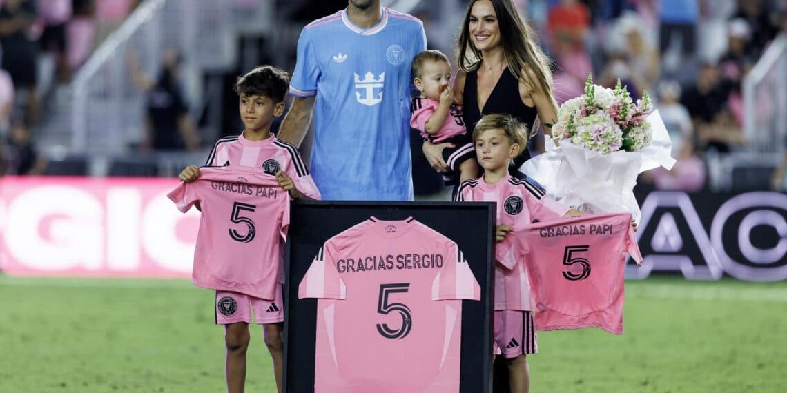 Inter Miami homenajeó al español Sergio Busquets