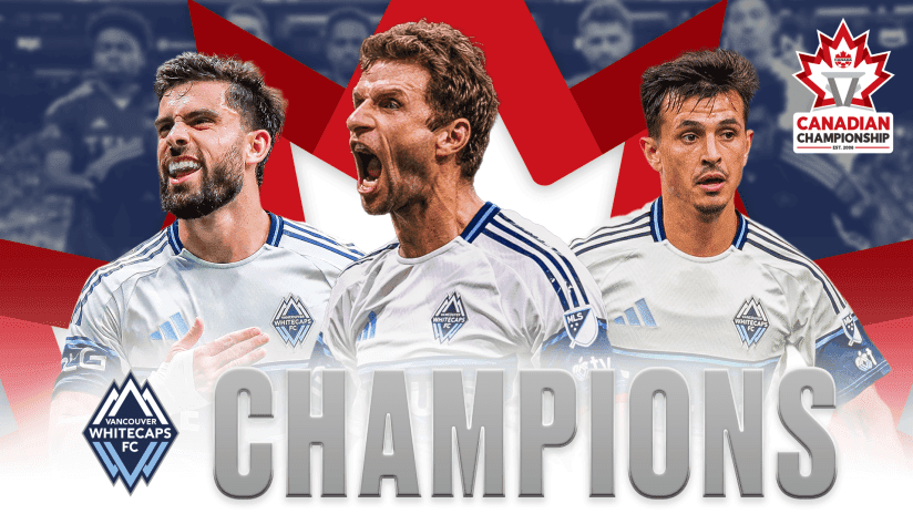 Cuatro sudamericanos campeones en Canadá con los Whitecaps, pero el uruguayo Mezquida hace historia