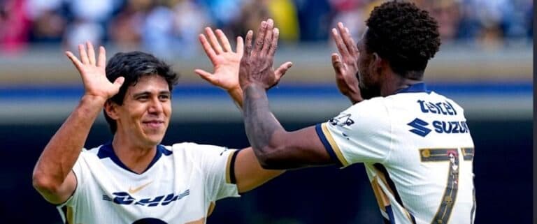Aplastante victoria de Pumas y sus latinos, ante un Tijuana que se desinfla