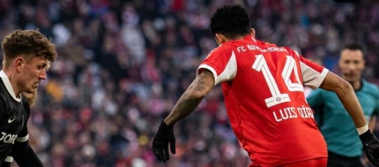 Goleada del Bayern en Alemania, con el cafetero Luis Diaz en la titular