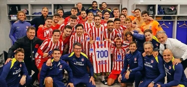 Español Koke es histórico y alcanza 700 partidos con el Atlético de Madrid