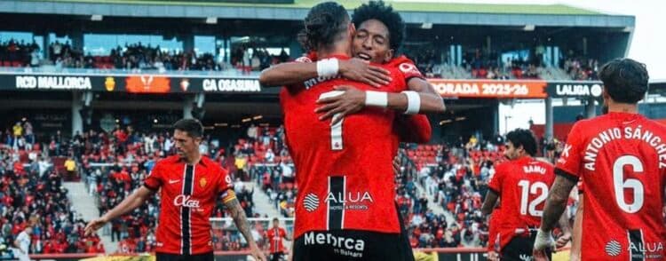 Cafetero Mojica y argentino Maffeo, presentes en empate de Mallorca ante Osasuna