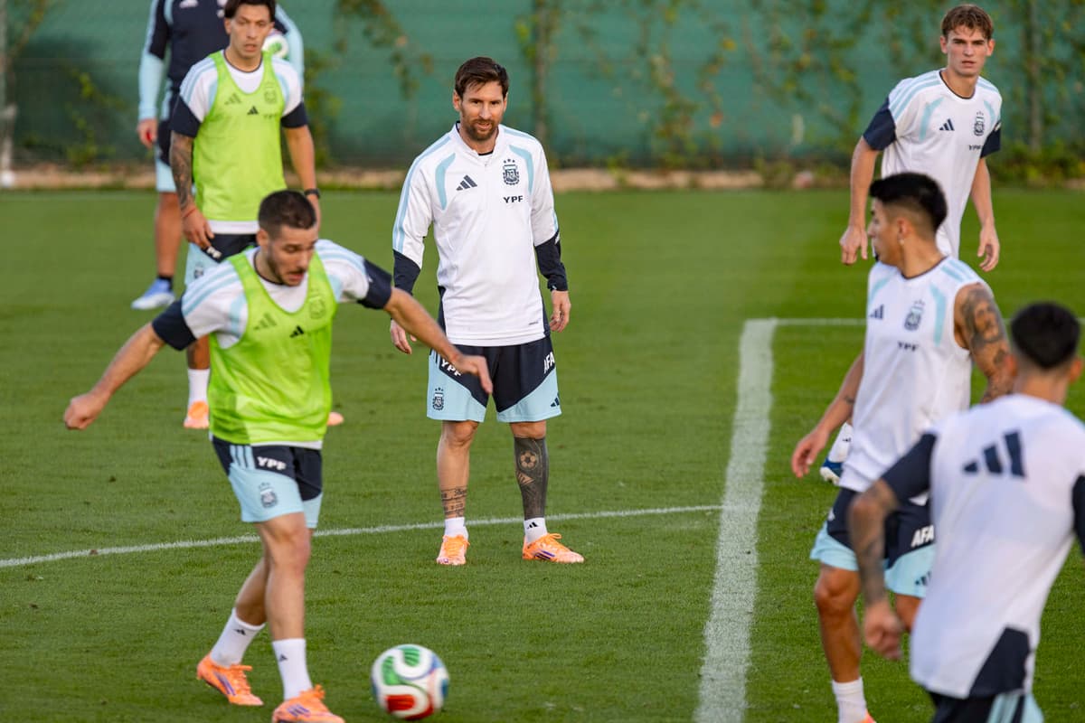 La selección argentina concluirá su concentración tras el partido en Angola