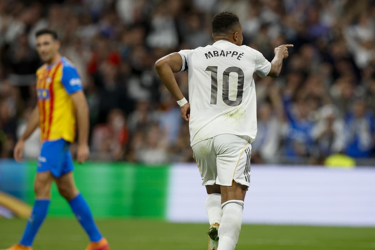 Perdón sin brillo para brasileño Vinícius; Mbappé, lanzado, marca en ocho jornadas