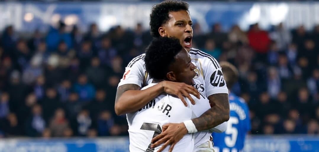 Un «zarpaso verdeamarelo» da el triunfo al Real Madrid: Vinicius asiste y Rodrygo anota