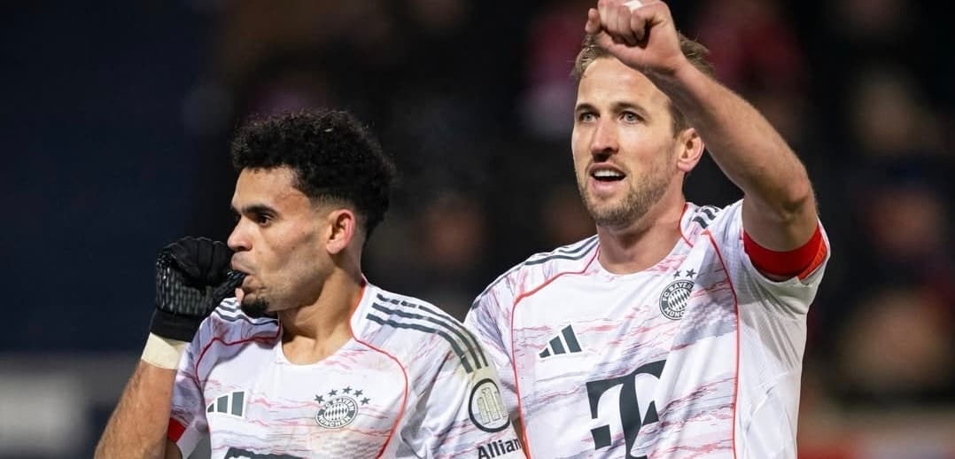 Colombiano Luis Díaz vuelve al gol y el Bayern Munich redondea una primera vuelta pletórica