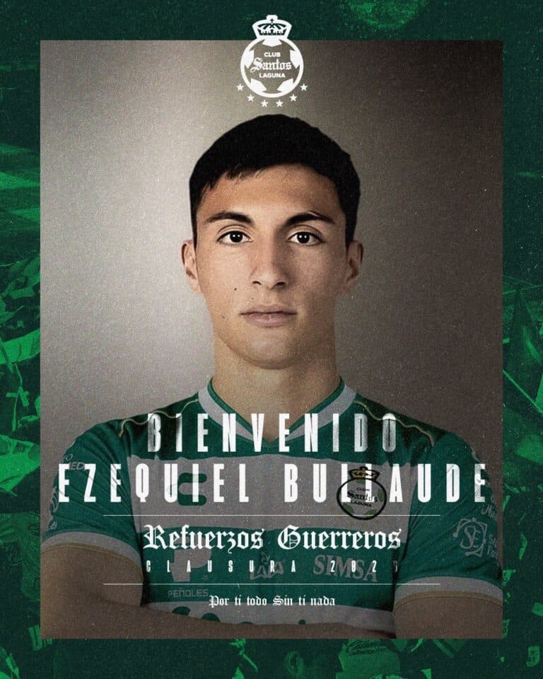 El argentino Ezequiel Bullaude es nuevo jugador de Santos Laguna