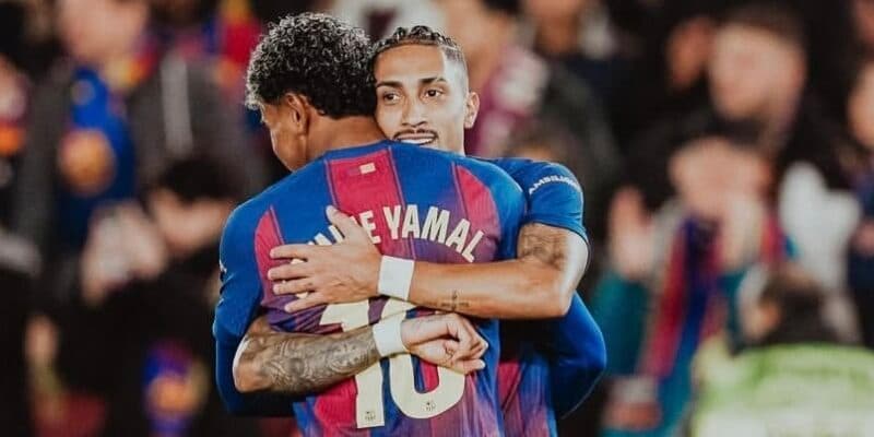 Brasileño Raphinha no estará ante la Real Sociedad por precaución física