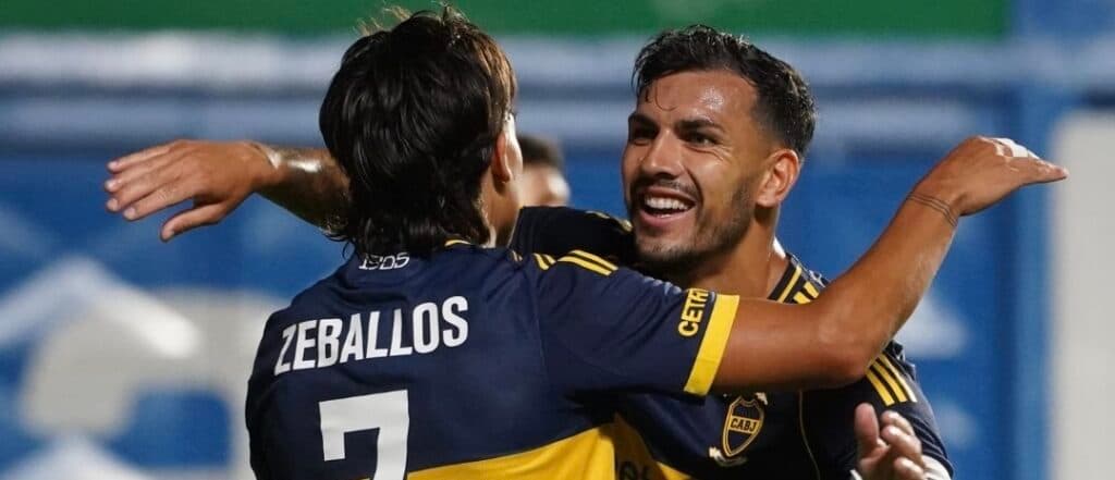 Argentino Exequiel Zeballos destaca en triunfo de Boca frente a Olimpia