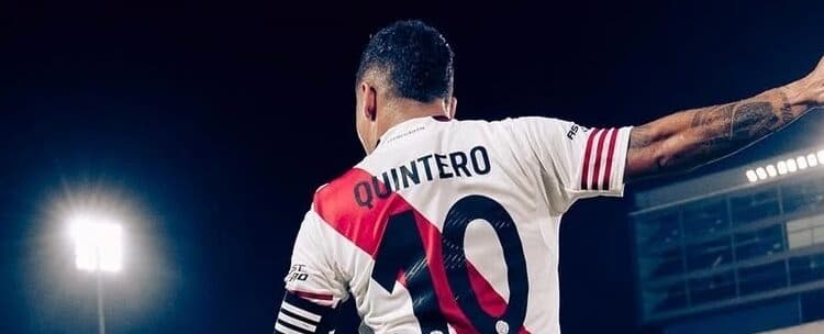 Colombiano Juanfer Quintero brilla en debut con victoria de River Plate
