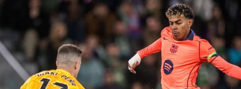 Con susto fisico para brasileño Raphinha y español Lamine, Barcelona ganó en La Liga