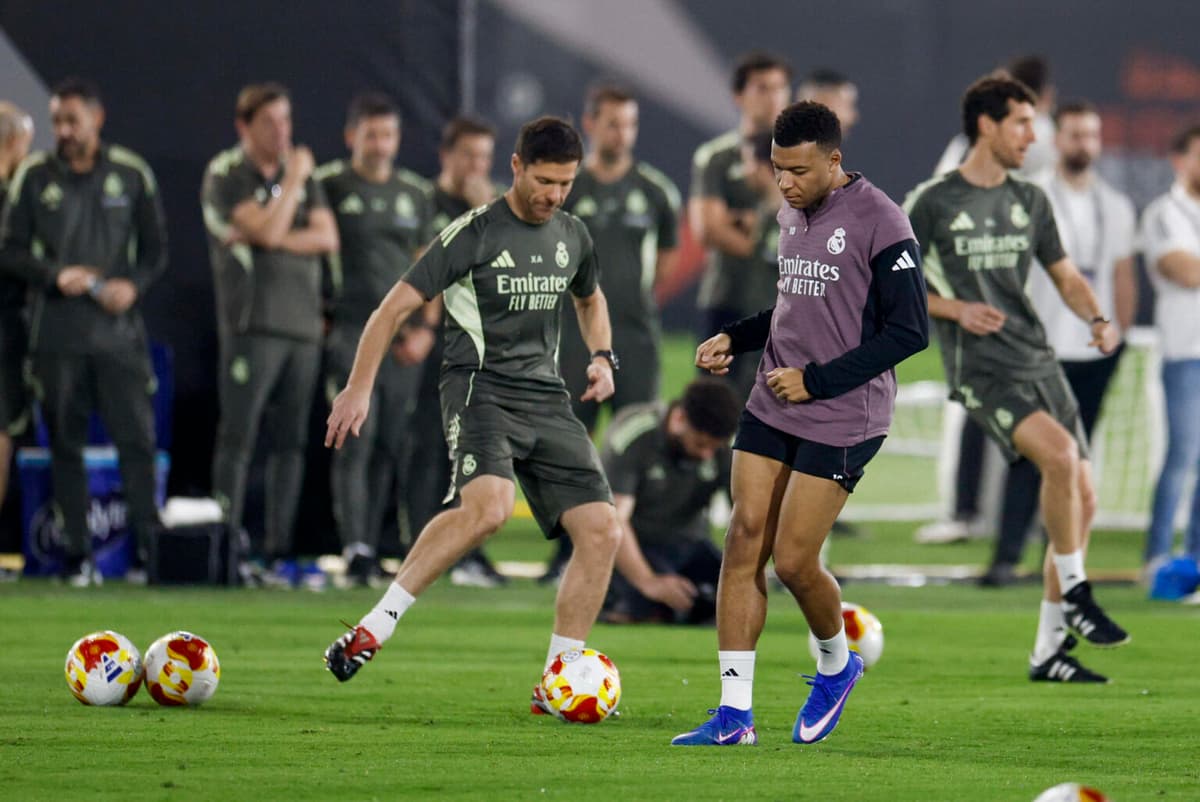 El Madrid entrenó con Mbappé, pero sin Rüdiger, Mendy ni Trent