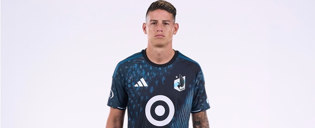 Colombiano James Rodríguez ya «golea» en el merchandising de Minnesota United